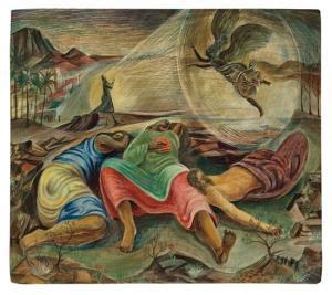 BROSSARD Raymond,The Agony in the Garden.,1950,Swann Galleries US 2009-06-04