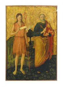 BROTHERS ERRI,San Giovanni Battista e san Pietro,15th century,Meeting Art IT 2019-05-04