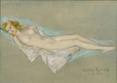 BROUGH Walter H 1890,Portrait of a Reclining Nude,1932,Skinner US 2008-05-16