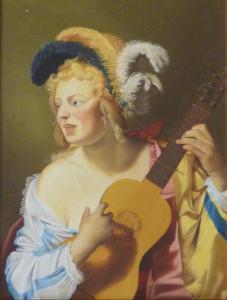 BROUGHTON Jon,Young Woman playing a Guitar,David Duggleby Limited GB 2016-01-23