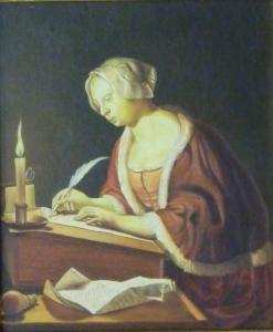 BROUGHTON Jon,Young Woman with a Letter by Candlelight,David Duggleby Limited GB 2016-01-23