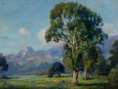 BROUGIER Adolf M 1870-1926,Santa Barbara Landscape with Eucalyptus,Clars Auction Gallery 2018-11-17