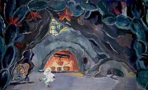 BROUNI Tatiana 1902-2001,Stage design for the ballet Doctor Aybolit,Shapiro Auctions US 2015-02-28