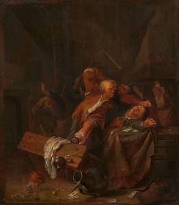 BROUWER Adriaen 1605-1638,Rauferei in einem Wirtshaus,19th century,Lempertz DE 2023-11-18