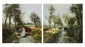 BROUWER Berend 1872-1936,Voorburgse landschappen,1917,Venduehuis NL 2022-02-22