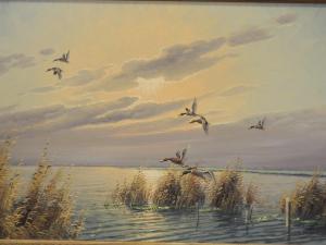 BROUWER Gerald,ducks in flight,Crow's Auction Gallery GB 2016-09-14