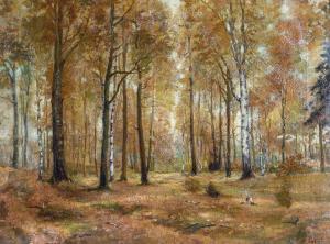 BROVAR Jakov Ivanovic 1864-1941,Ansicht eines Herbstwalds,Auktionshaus Dr. Fischer DE 2021-12-11