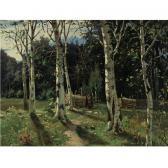 BROVAR Jakov Ivanovic 1864-1941,through the birch trees,1905,Sotheby's GB 2005-04-21