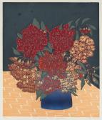 BROWN Aileen 1946,Gum Blossoms From Leongatha,1990,Leonard Joel AU 2022-10-04