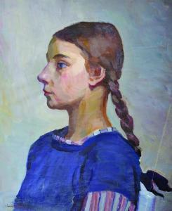 BROWN Anna,Study of a Young Girl in Profile,John Nicholson GB 2014-11-05