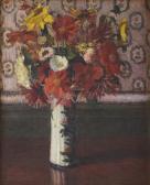 BROWN Anna Wood 1890-1920,Still life depicting a vase of flowers,Ewbank Auctions GB 2014-09-24