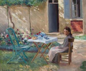 BROWN Anna Wood 1890-1920,Woman in the Garden,Shannon's US 2015-10-29