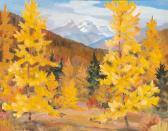 BROWN Annora 1899-1987,Untitled - Autumn in the Mountains,Levis CA 2007-04-22