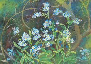 BROWN Annora 1899-1987,Untitled - Forget-Me-Not,Levis CA 2018-11-04