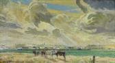 BROWN Arnsby 1866-1956,Cattle in extensive landscape,Burstow and Hewett GB 2013-03-27