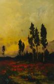 BROWN Benjamin Chambers 1865-1942,California sunset,John Moran Auctioneers US 2020-01-26