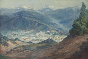 BROWN Benjamin Chambers,View of Pasadena from the foothills,John Moran Auctioneers 2016-01-27