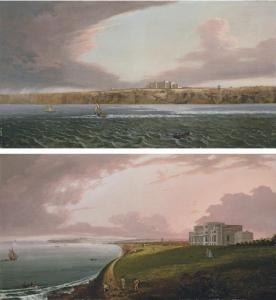 BROWN Charles Stuart,View of Highcliffe House, Hampshire, from the Sout,Christie's 2007-12-06