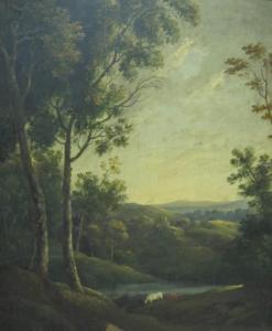 BROWN COFFIN GREENLY ELIZABETH 1771-1839,A pastoral landscape,1829,Brightwells GB 2016-03-16