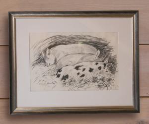 BROWN Diana E 1929,SNUG (SLEEPING PIGS),Sotheby's GB 2015-10-19