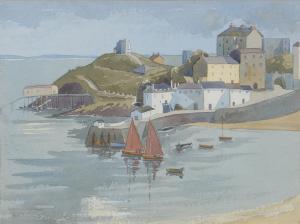 BROWN Dorothy Morse 1900-1995,Tenby Harbour,Mellors & Kirk GB 2022-06-15