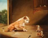 BROWN E 1800-1877,Teaching the Pups,Weschler's US 2011-10-22