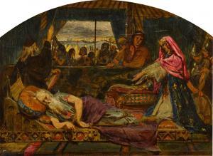 BROWN Ford Madox 1821-1893,Cordelia at the Bedside of Lear,Sotheby's GB 2022-07-13