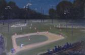 BROWN Francis Clark 1908-1992,depicting a baseball game,Wickliff & Associates US 2010-05-15