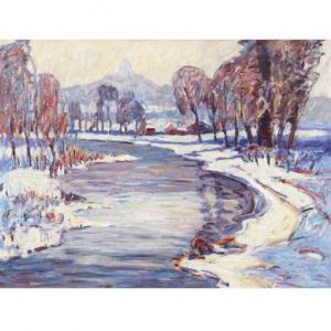 BROWN Francis Focer 1891-1971,Late Snow,Ripley Auctions US 2021-09-11