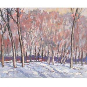 BROWN Francis Focer 1891-1971,Winter Landscape,Ripley Auctions US 2021-09-11