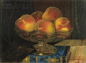 BROWN Frank Clifton 1883-1969,Peaches in a Glass Compote,Skinner US 2010-09-24