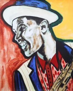 BROWN Frederick J 1945-2012,Dexter Gordon,2005,Ro Gallery US 2024-02-22