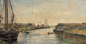BROWN George Loring 1814-1889,Unloading Coal in the Mystic River,1862,Shannon's US 2009-10-29