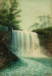 BROWN Grafton Tyler 1841-1918,Minnehaha Falls,Hindman US 2022-11-01