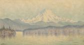 BROWN Grafton Tyler,Noon effect in Midsummer – Mt. Ranier, Elevation 1,1886,Hindman 2023-10-20