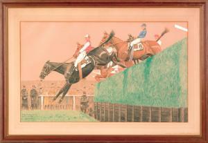 BROWN Harrison Paul 1889,Billy Barton Leads Becher's the 2nd time '28,Pook & Pook US 2008-11-21