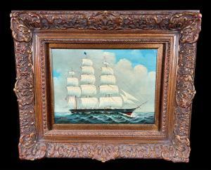 BROWN Hugh Boycott 1909-1990,3 MAST CLIPPER,Lewis & Maese US 2024-01-07