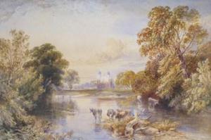 BROWN J,Eton College from the river,1863,Woolley & Wallis GB 2011-09-28