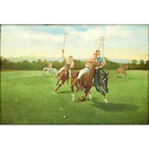 Brown J.F,Polo Game,20th Century,Kodner Galleries US 2017-08-02