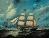 BROWN J. M,THE TRADING BRIG GRACE AMIDST OTHER SHIPPING IN CO,1841,Christie's GB 2001-11-01