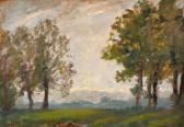 BROWN John 1887-1966,A scene of a changing sky as seen through trees,John Nicholson GB 2021-05-19