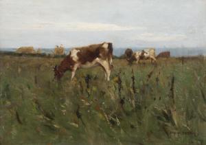 BROWN John Alfred Arnesby 1866-1955,Cattle grazing before the coast,Bonhams GB 2014-11-18