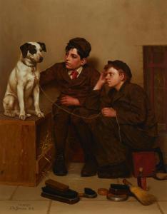 BROWN John George 1831-1913,In the Hands of the Enemy,1901,John Moran Auctioneers US 2023-11-14