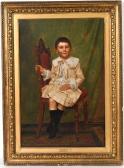 BROWN John George 1831-1913,Portrait of a Boy,1889,Nye & Company US 2019-04-17