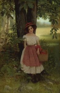 BROWN John George 1831-1913,THE BERRY PICKER,1864,Sotheby's GB 2019-05-21