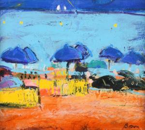 BROWN JOHN 1945,Volleyball Courts and Beach Umbrellas,2002,Tennant's GB 2023-10-07