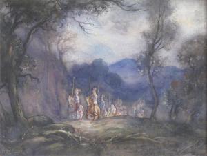 BROWN Joseph,Soldiers in a wooded landscape,Woolley & Wallis GB 2013-03-13