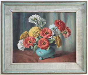 BROWN Mae Bennett 1887-1973,Flowers in Vase,Kaminski & Co. US 2018-10-27