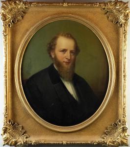 BROWN Manneville Elihu D 1810-1896,PORTRAIT OF A GENTLEMAN, 1861,1861,Potomack US 2020-04-25