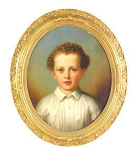 BROWN Manneville Elihu D 1810-1896,Portrait of a young boy,1862,Winter Associates US 2019-04-01